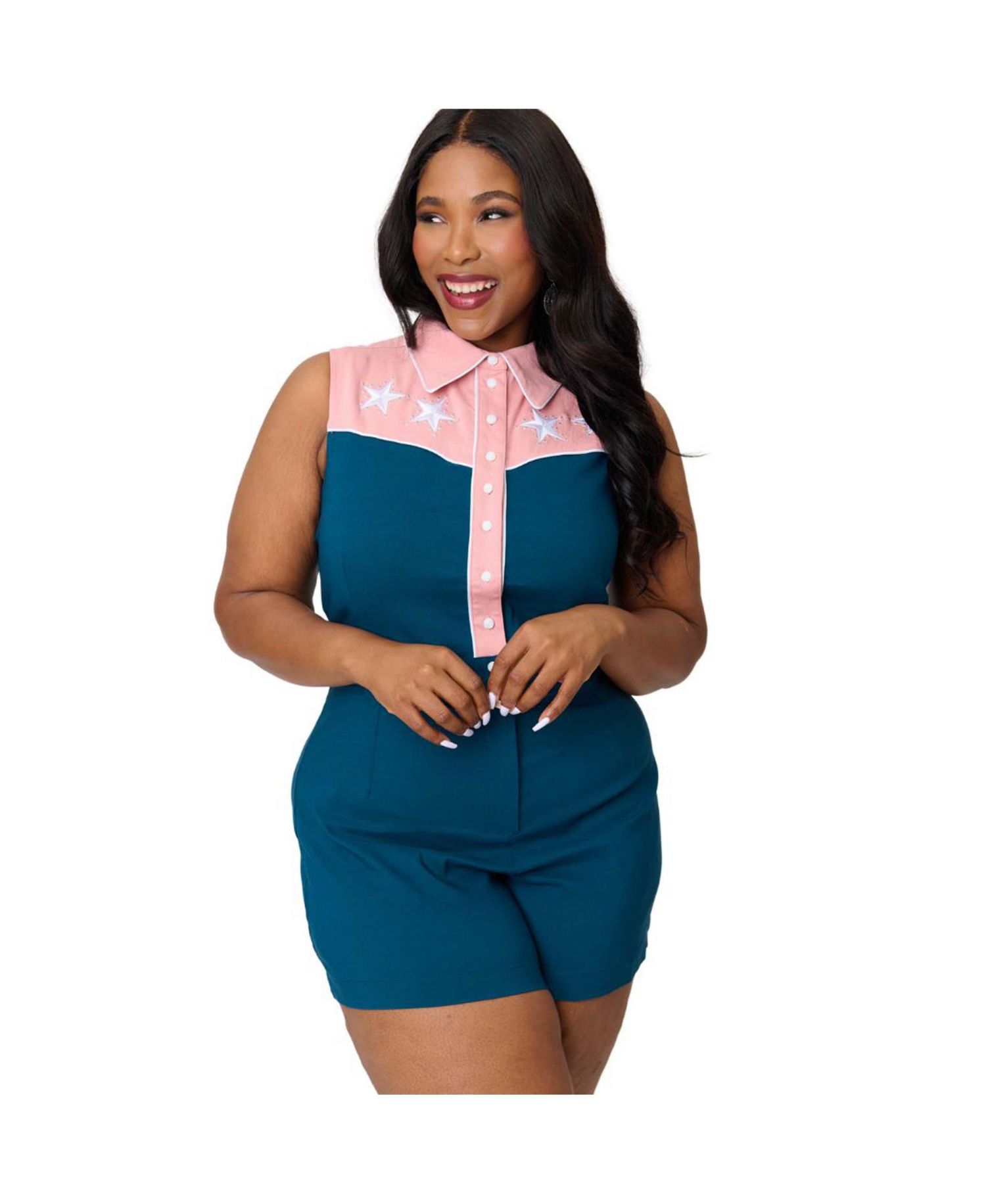 Plus Size 1940s Romper