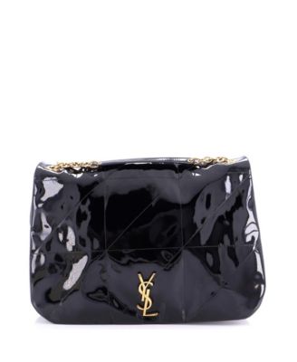 Pre-Owned Saint Laurent Large Jamie 4.3 Shoulder Bag Quilted Patent