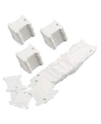 128pcs Embroidery Floss Bobbins Organizer Plastic Thread Cards Cross Stitch Sewing Storage Holder