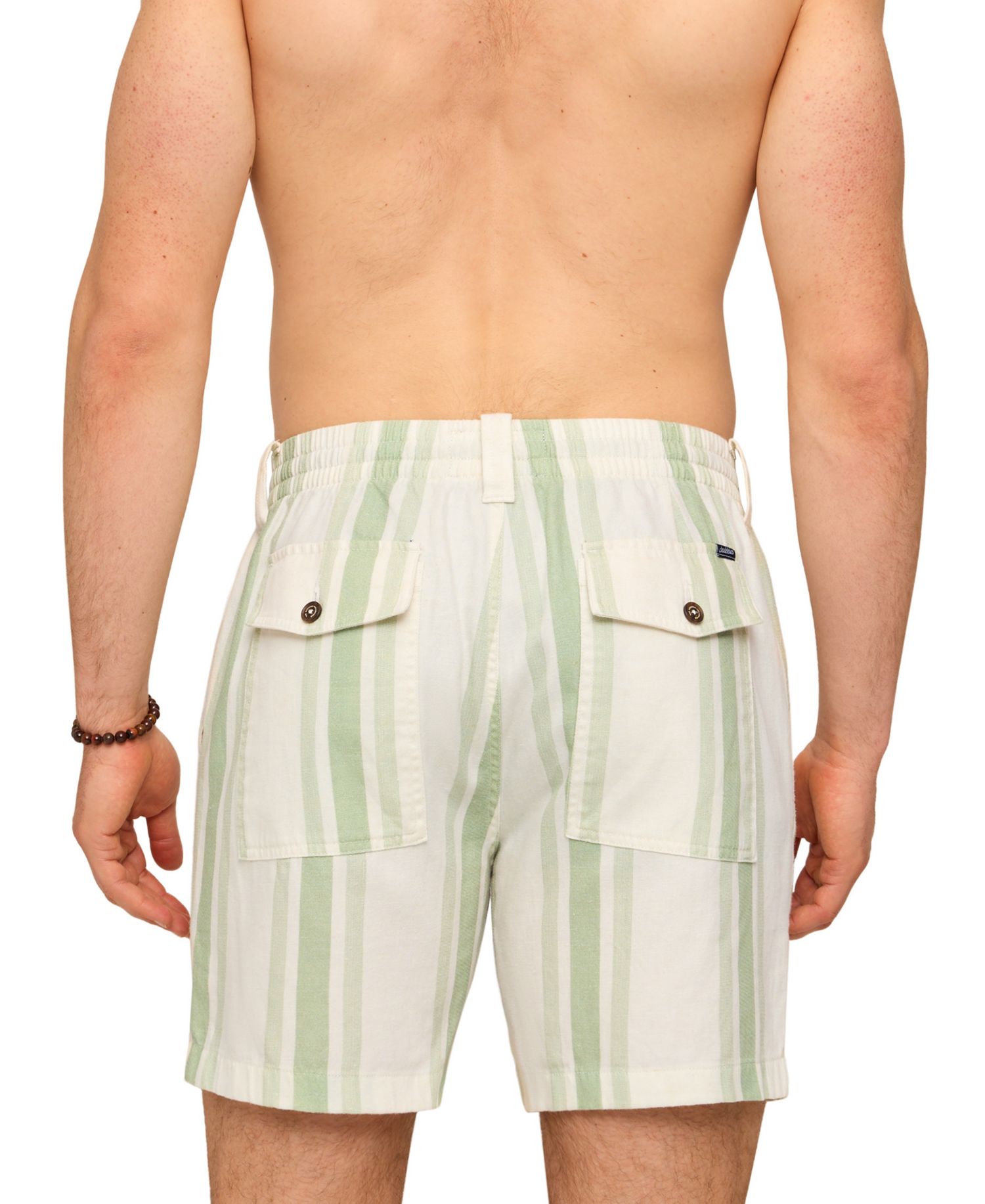 Men's Stripe Teases Off-Duty Pull-On Shorts