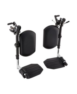 Wheelchair Elevating Legrests Padded Calf Pads, Composite Footplates and Swing Away Function