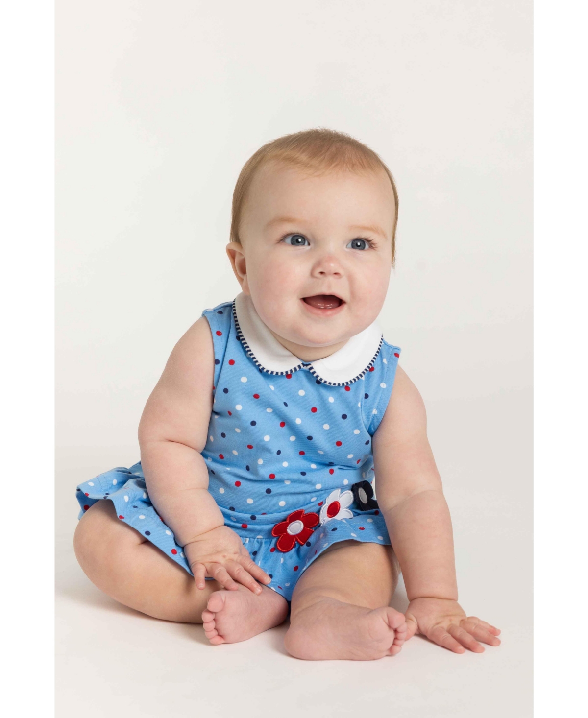 Florence Eiseman Toddler Girls Printed Knit Dress With Flowers