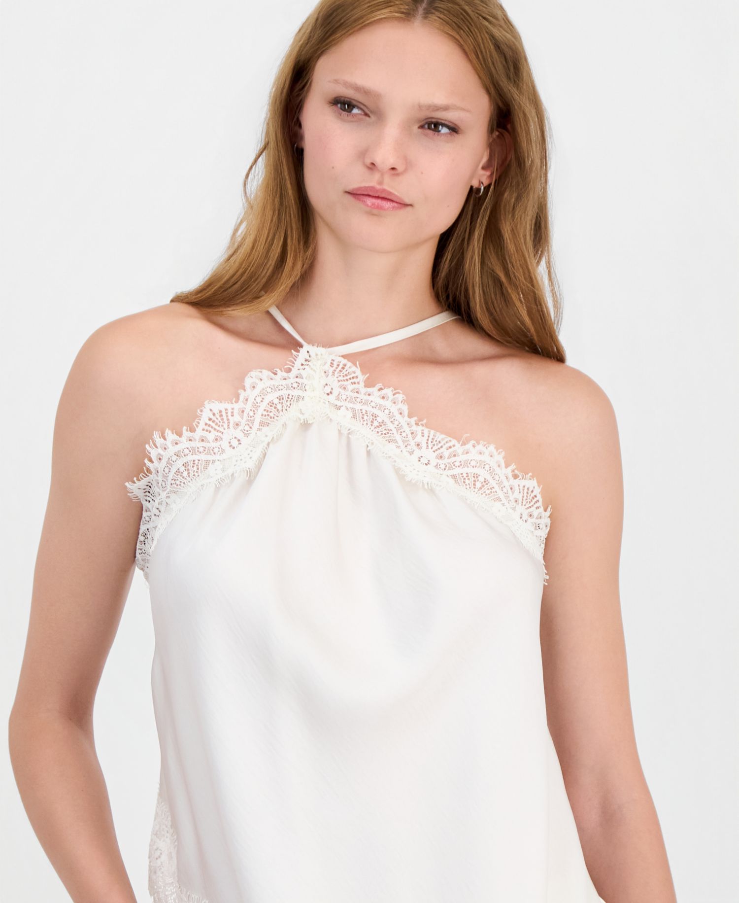 Women's Asymmetrical Satin Top
