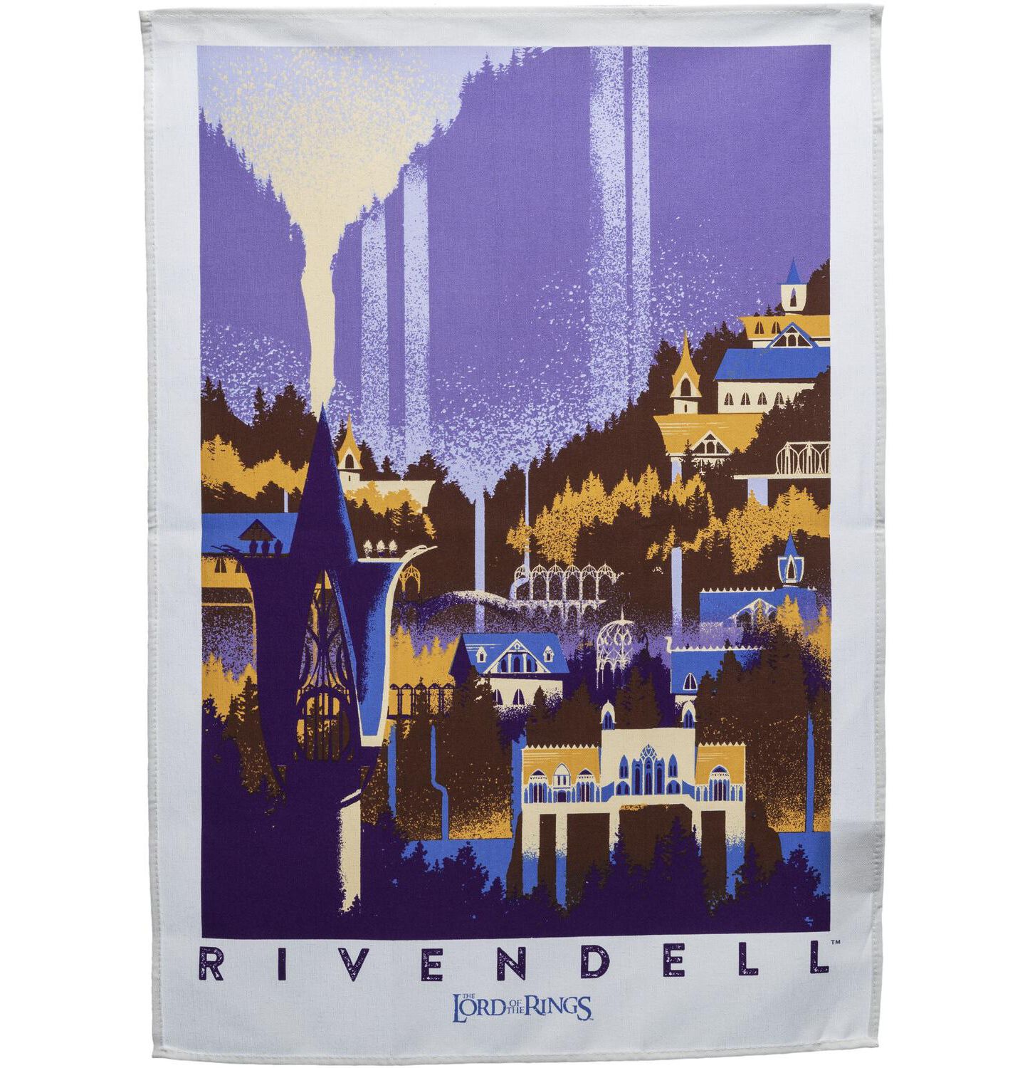 Детские фигурки WETA Workshop The Lord of The Rings Trilogy - Rivendell and Hobbiton Tea Towel 2-Pack — фото 3