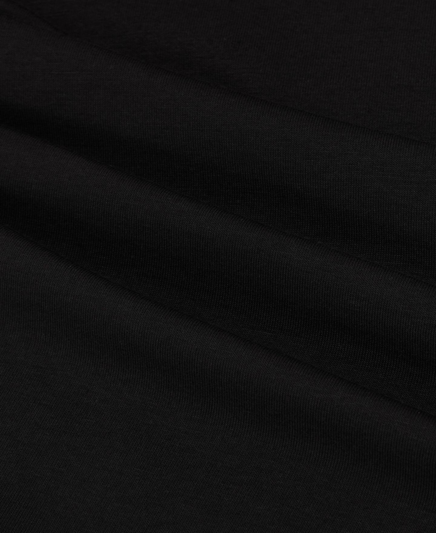 Женская футболка REISS Stretch-Cotton Ribbed-Neck, цвет: Чёрный — фото 5