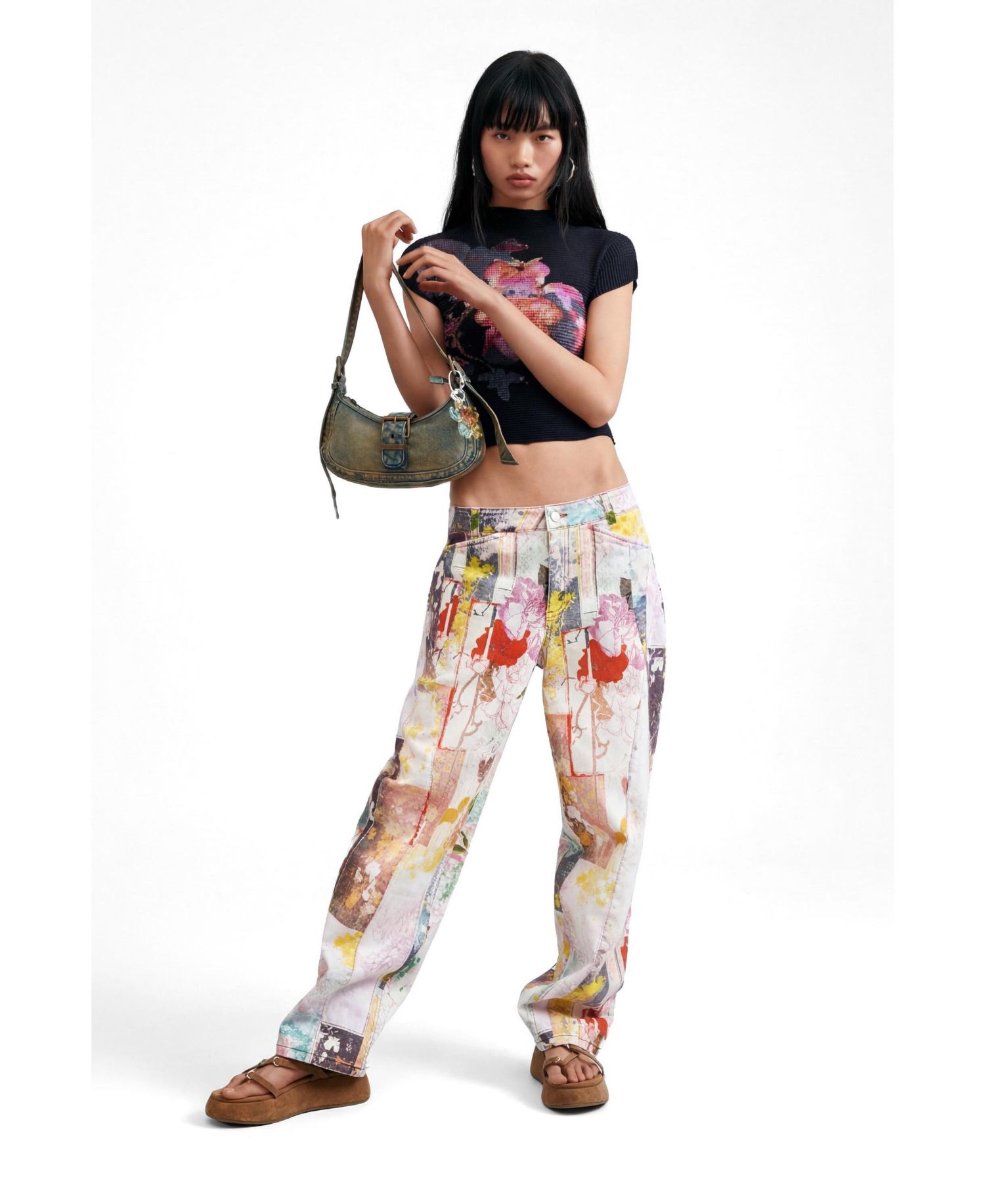 Women's Printed regular jeans