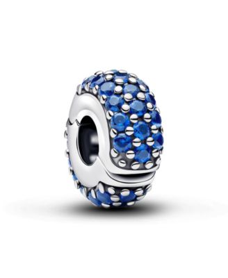 Royal Blue Stone Clip Charm