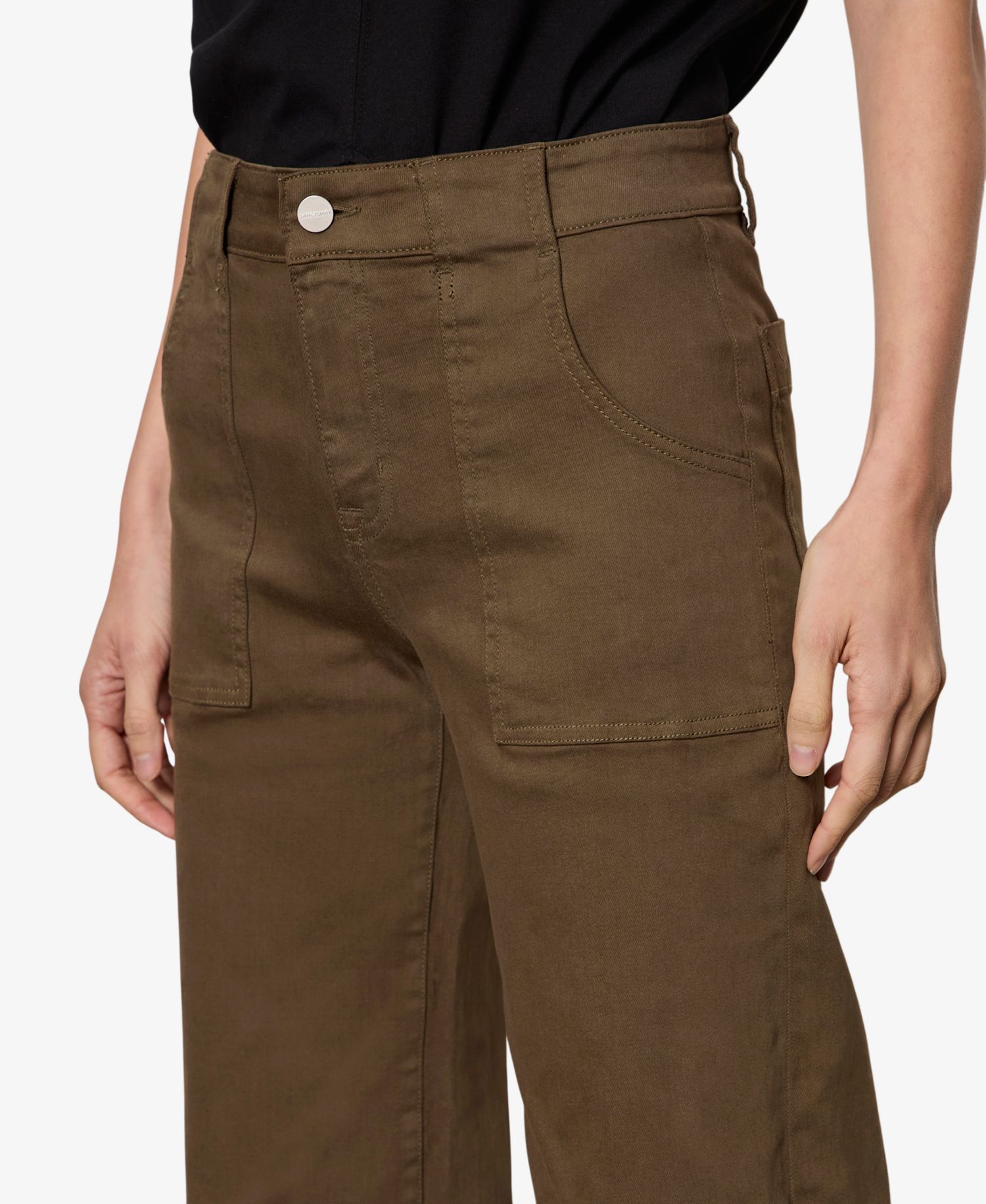 Petite Insider Cropped Straight-Leg Pants