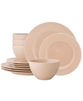 Kikko 12-Pc. Dinnerware Set, Service for 4