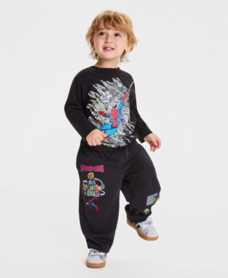 Toddler Boys' 2T-4T Spider-Man Long-Sleeve Graphic T-Shirt
