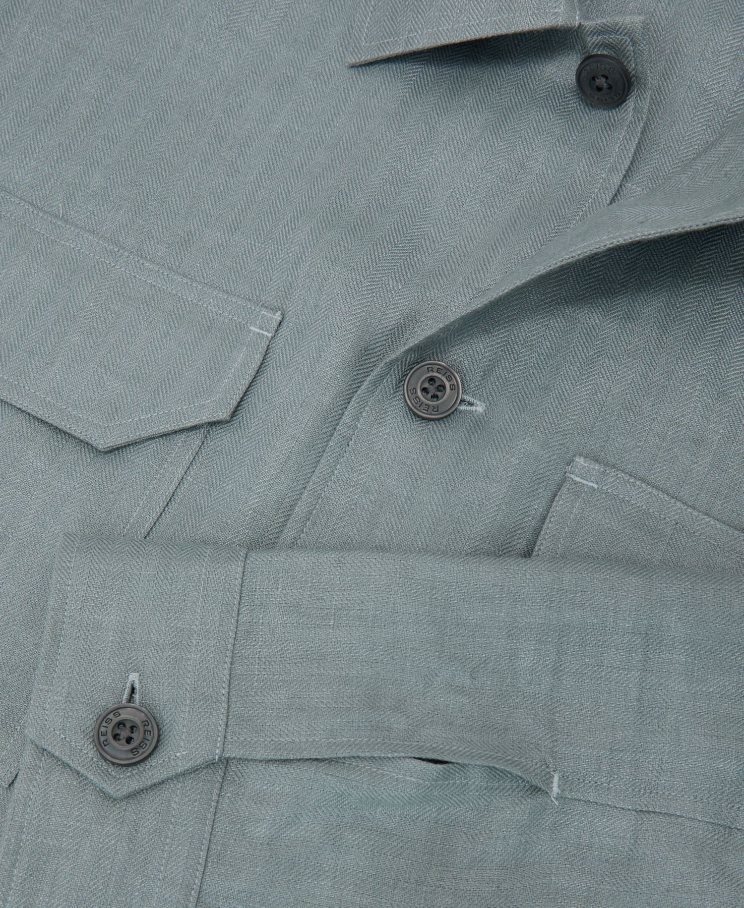 Men's Polasio Herringbone Stripe Overshirt