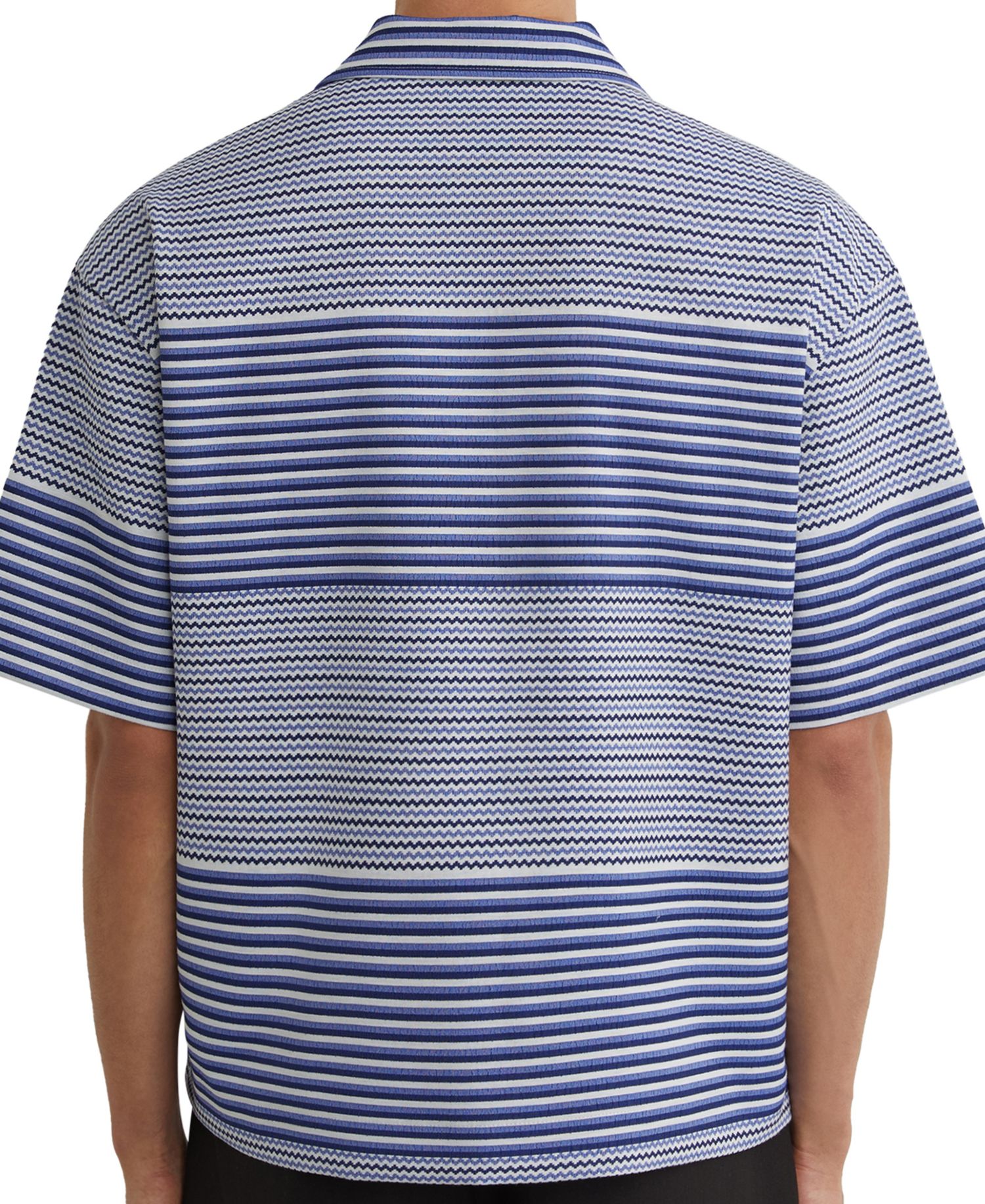 Men's Solstice Stripe Placement Cuban Shirt