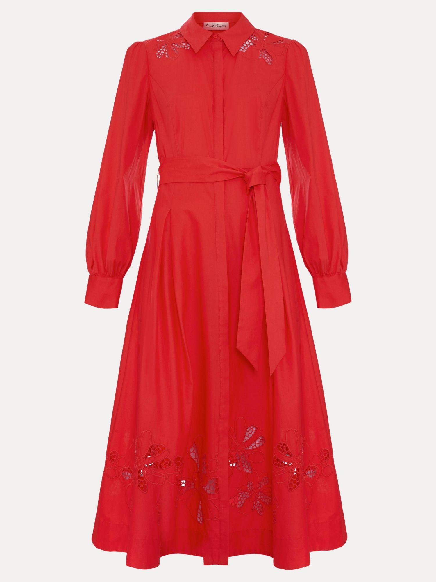 Women's Kim Cutwork Hem Midi Dress