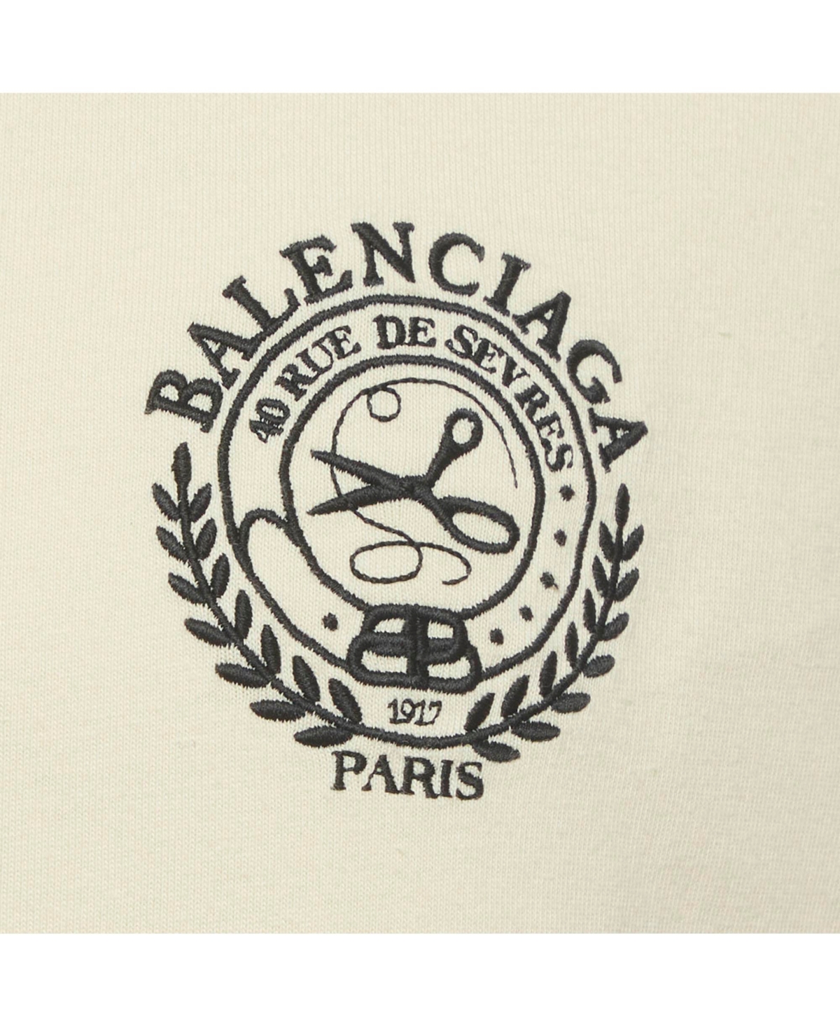 Pre-Owned Balenciaga Women's Unisex Embroidered Jersey T-Shirt