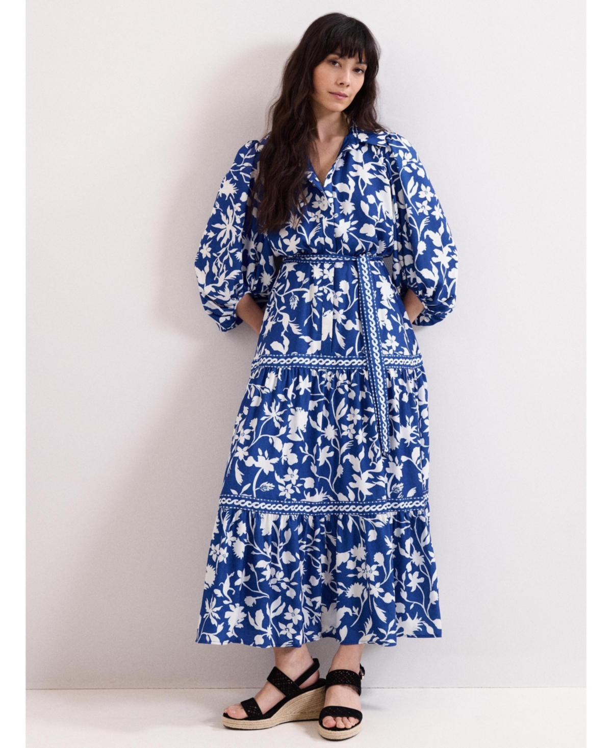 Phase Eight Women's Floral Print Shirt Dress