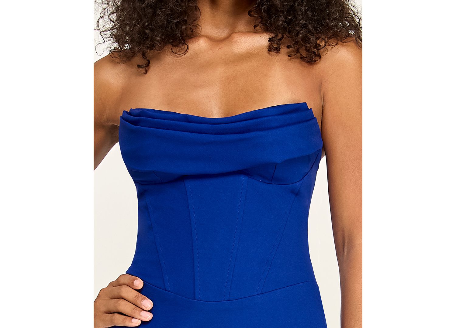 Juniors' Strapless Corset Short Tube Dress