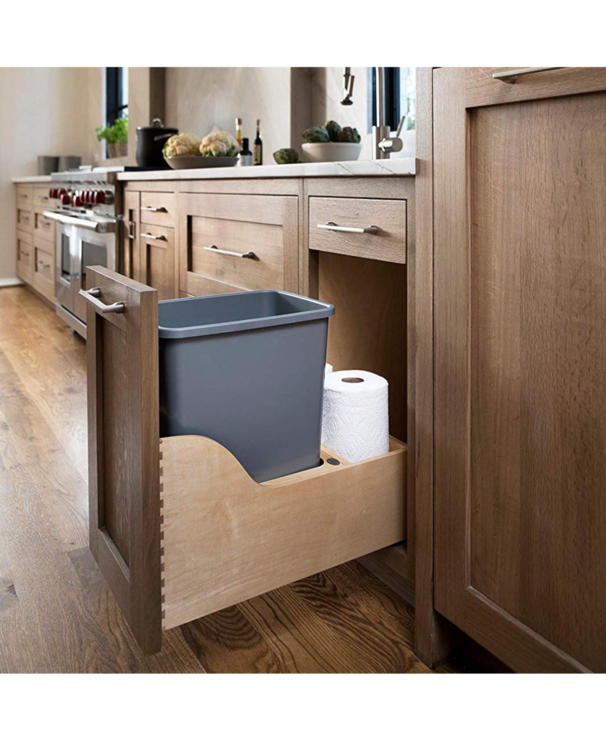 Rev-a-Shelf Single Pullout Trash Can Soft-Close Slides