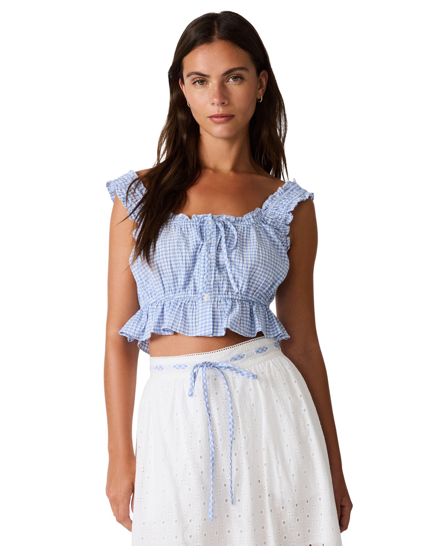 Women's Brooklyn Square Neck Sleeveless Top