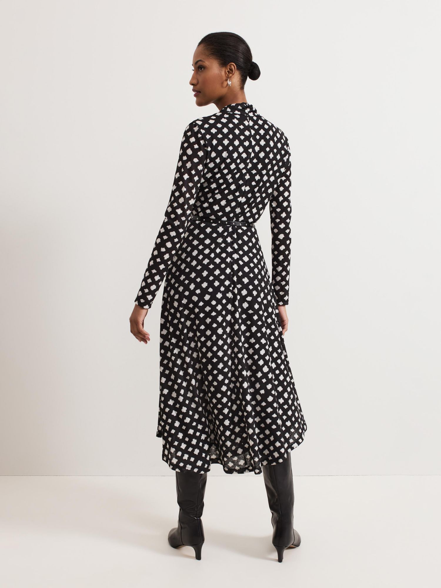 Women's Caitlin Asymmetric Wrap Midi Dress