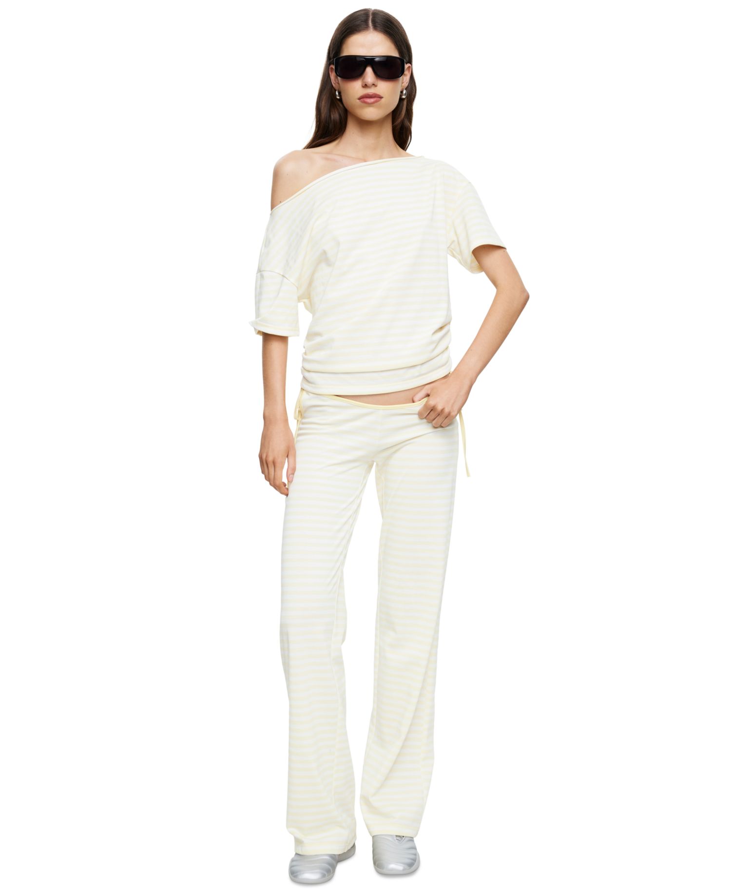 Women's Bloom Low-Rise Waist Tie Pants