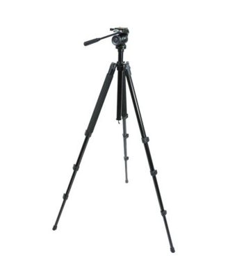 TrailSeeker 4-Section Tripod, 9lbs Load Capacity, 70.5" Maximum Height, 2-Way Fluid Pan Head