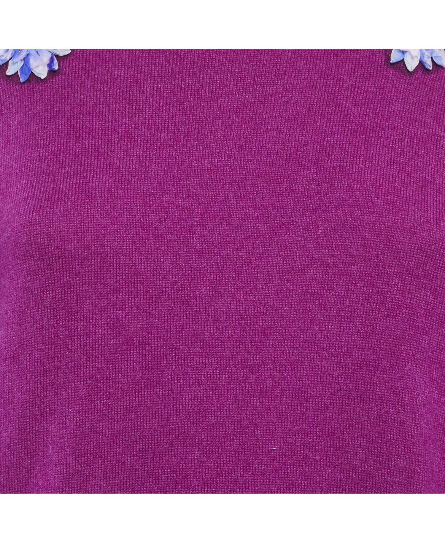 Women's Floral Applique Sweater