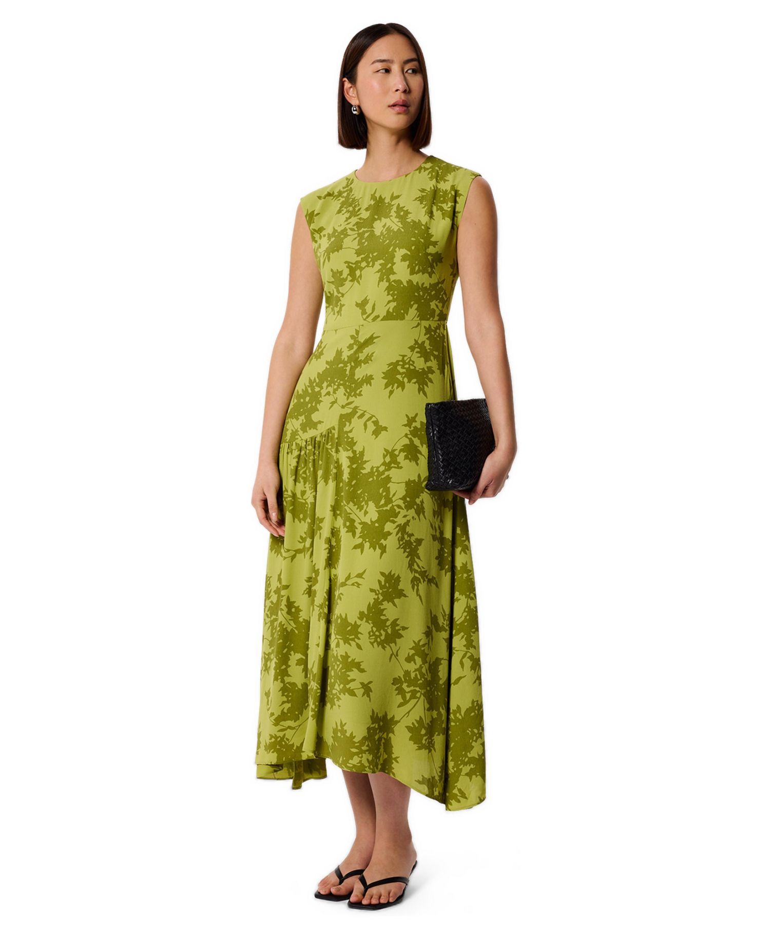 Women's Floral Asymmetric Dress