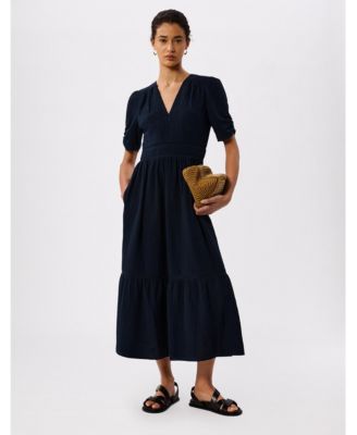 Women's Textured Midi Dress