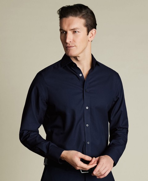 Мужские платья Charles Tyrwhitt Men's Spread Collar Long-Sleeve Dress Shirt