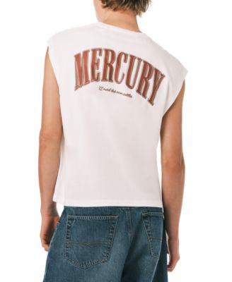 Men's Boxy Cropped Tank Top T-Shirt