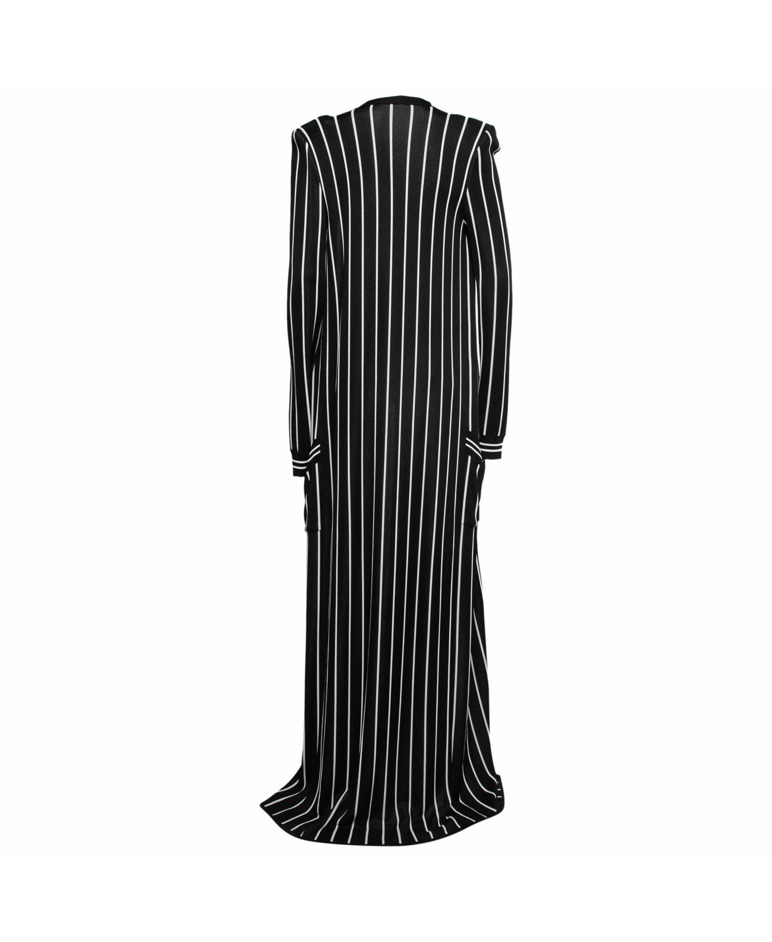 Women's Striped Knit Long Open Cardigan