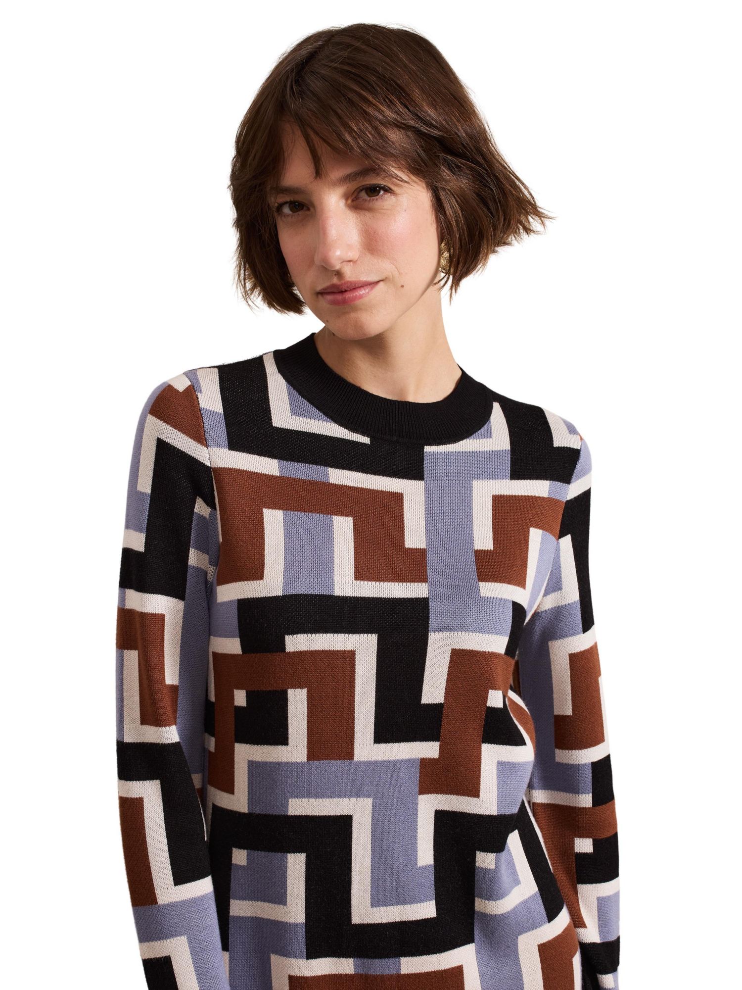 Women's Brianna Crew Neck Knitted Dress