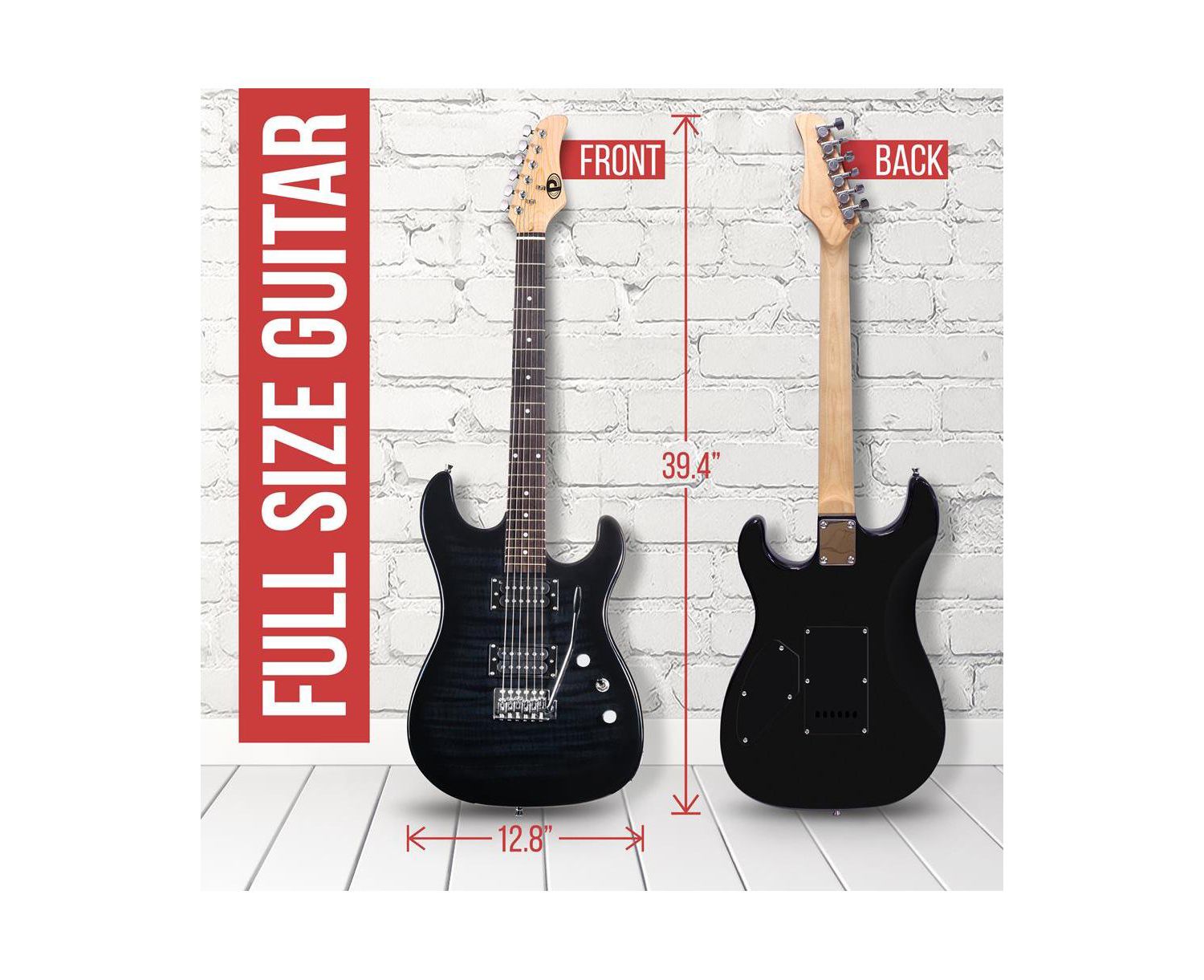 6-String Electric Guitar Kit- Includes Amplifier with Accessory Kit