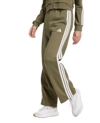 Women's Essentials 3-Stripes Fleece Slim Pants