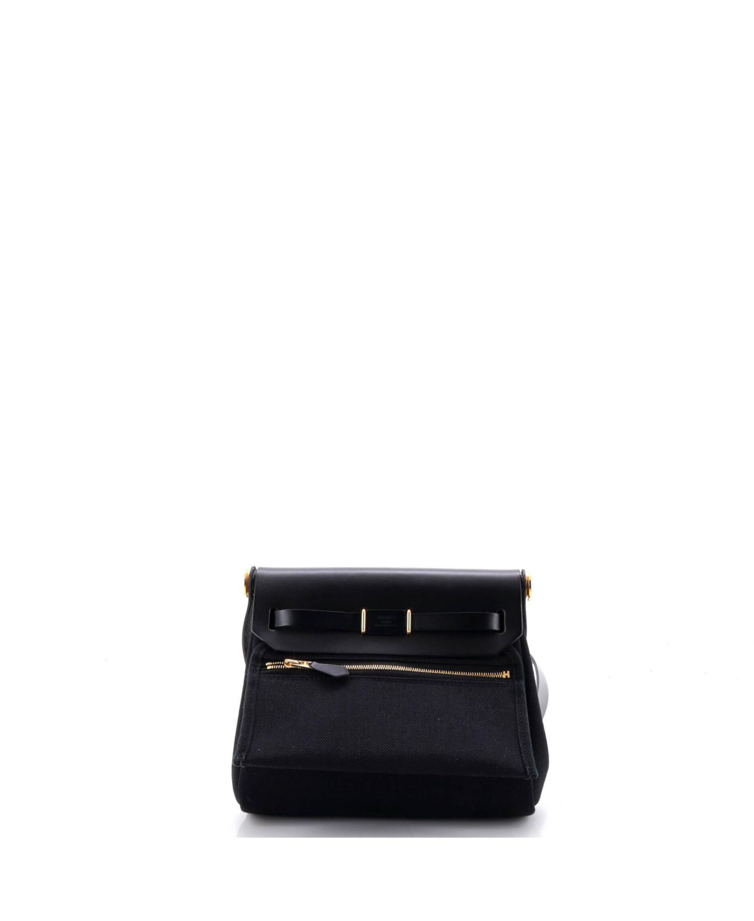 20 Herbag Zip Toile and Leather