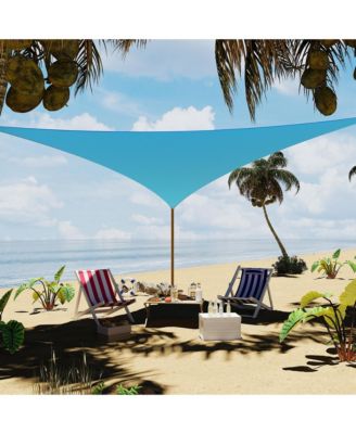 Triangle Sunshade Sail Shade Cloth, Sunshade for Patio, Backyard, Deck, Garden, Sand