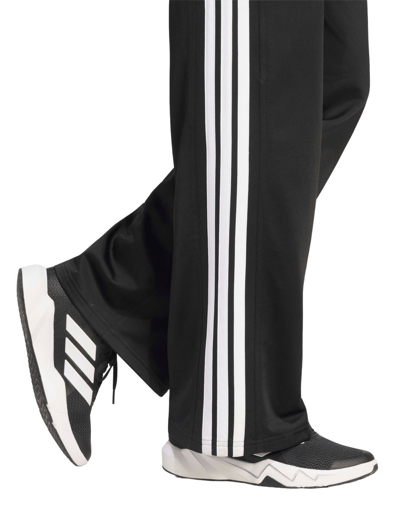 Женские брюки adidas Dayready Wide-Leg Track Pants, цвет: Чёрный — фото 3