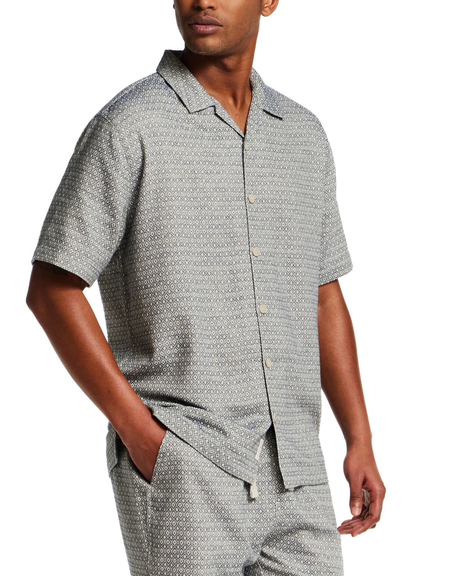 Men's Jacquard Knit Shirt