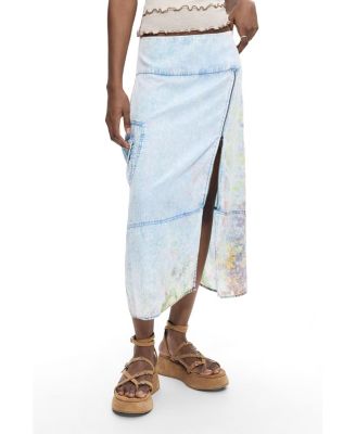 Women's Midi denim skirt