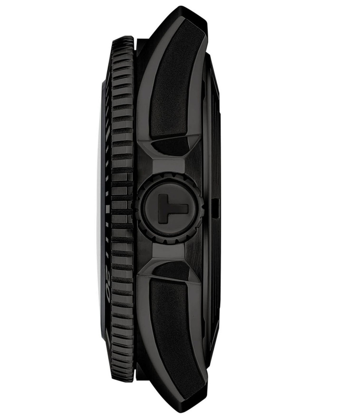 Мужские часы Tissot Seastar Black Rubber Strap Watch 44mm — фото 3