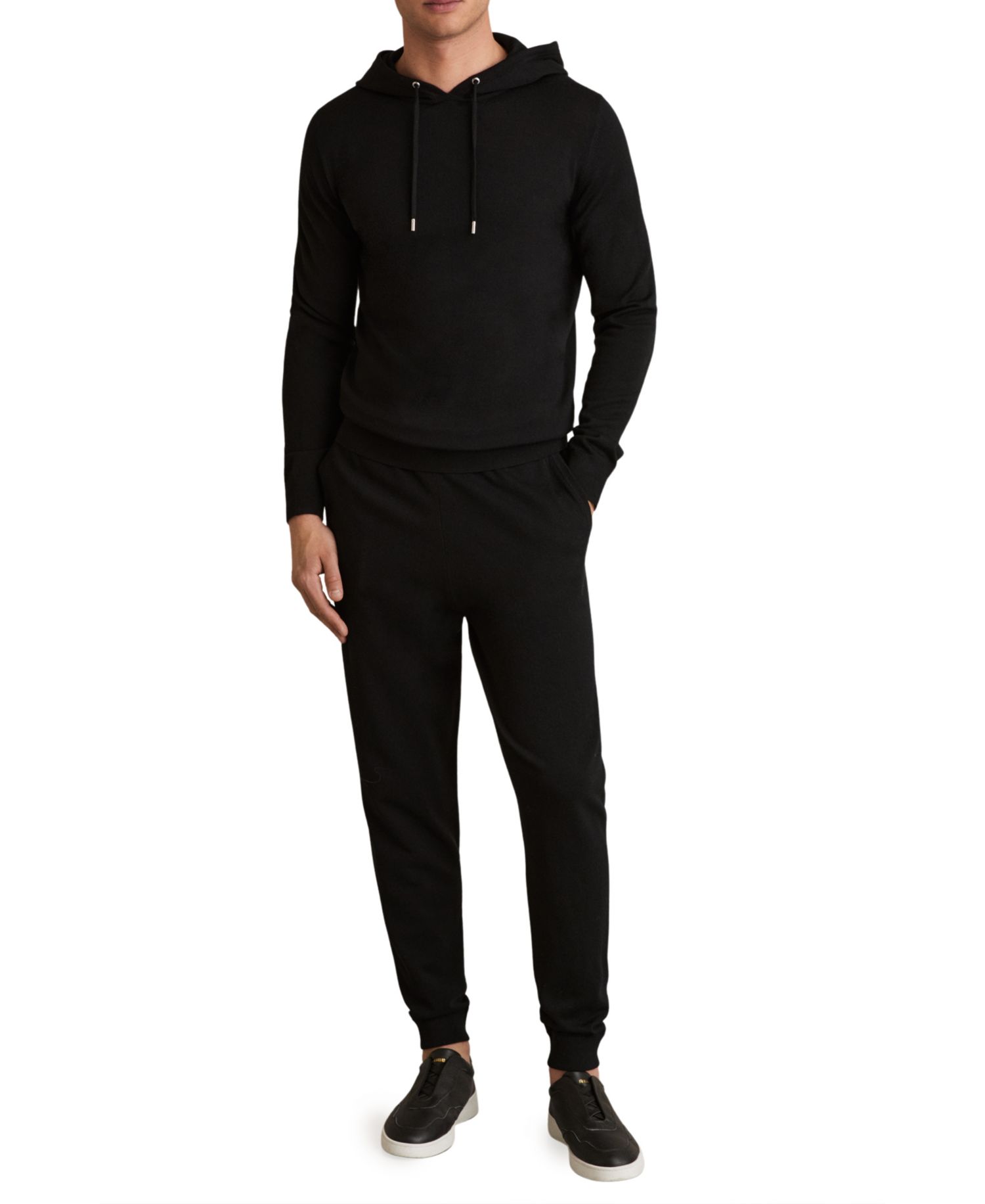Men's Holland Merino Wool Drawstring Hoodie