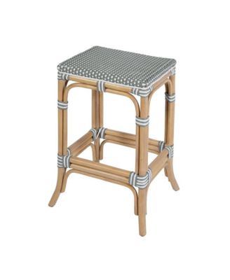 Laguna 24.5 in. Seat Height Rattan Counter Stool