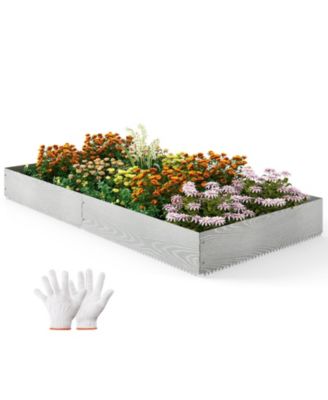 6-Pack 20 FT Galvanized Metal Landscape Edging for Lawn