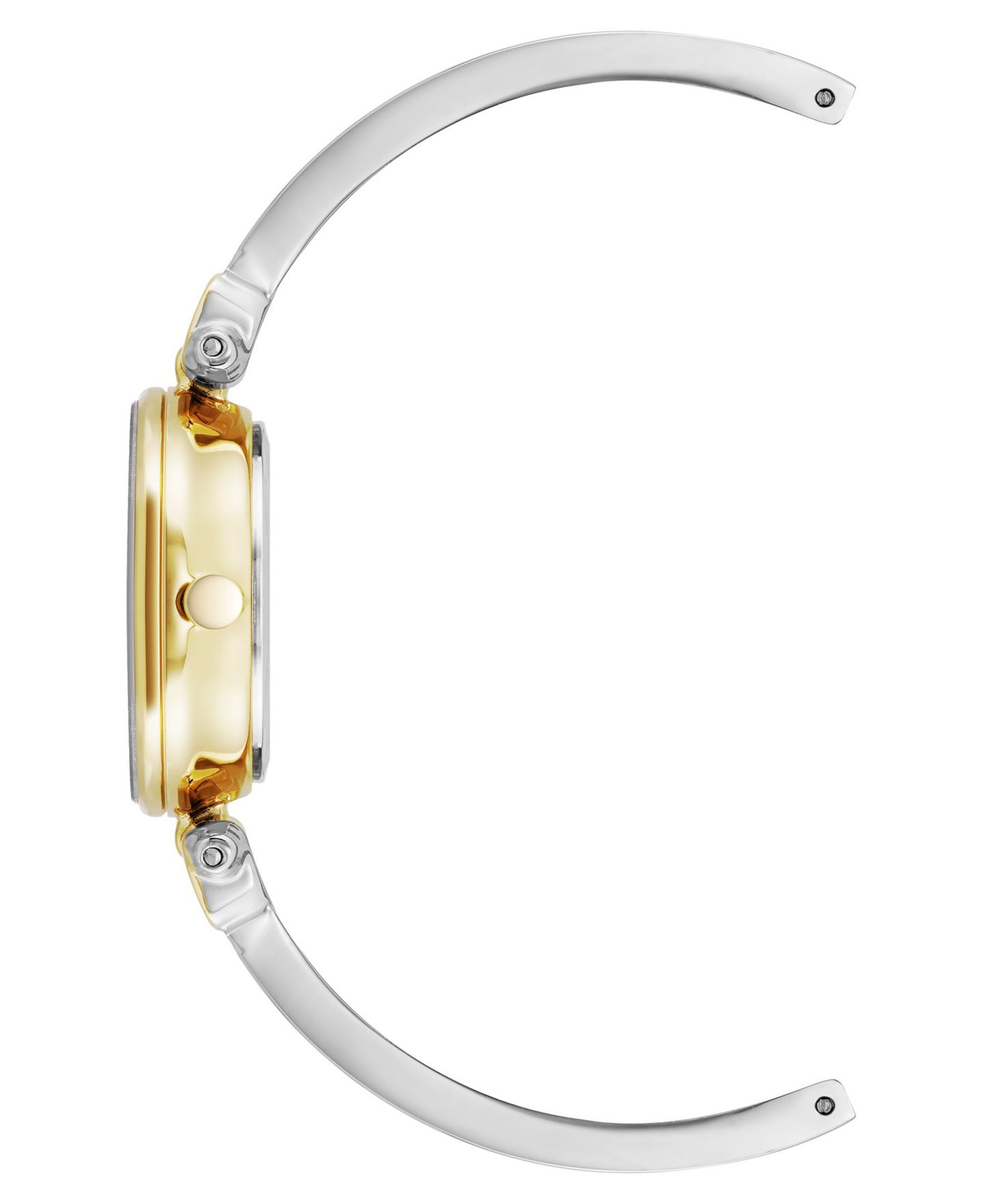 Женские часы-браслет Anne Klein кварцевые, золотистый сплав с эмалью, 28 мм — фото 3