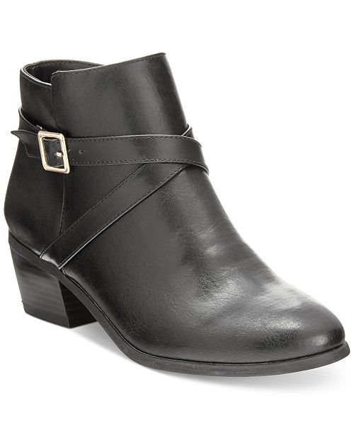macys block heel boots