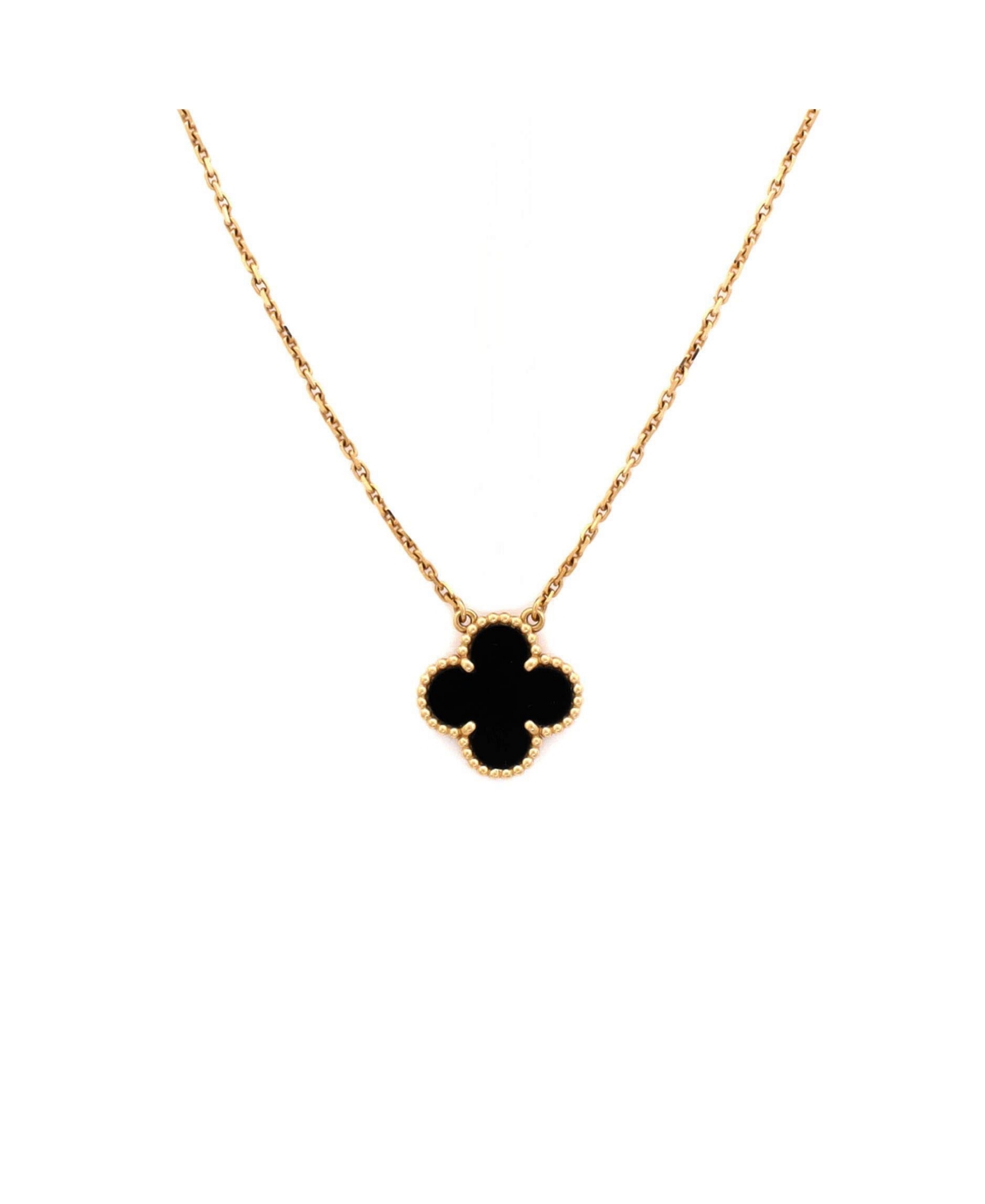 Pre-Owned Van Cleef & Arpels Vintage Alhambra Pendant Necklace - 18k yellow gold