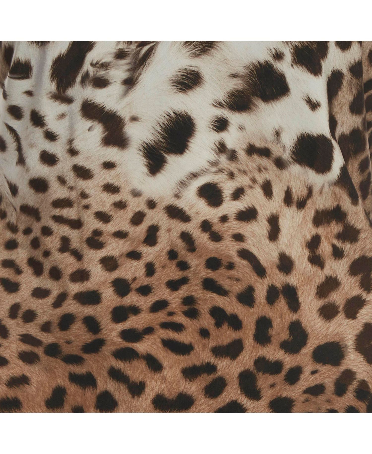Women's Animal Printed Jersey Midi Dress