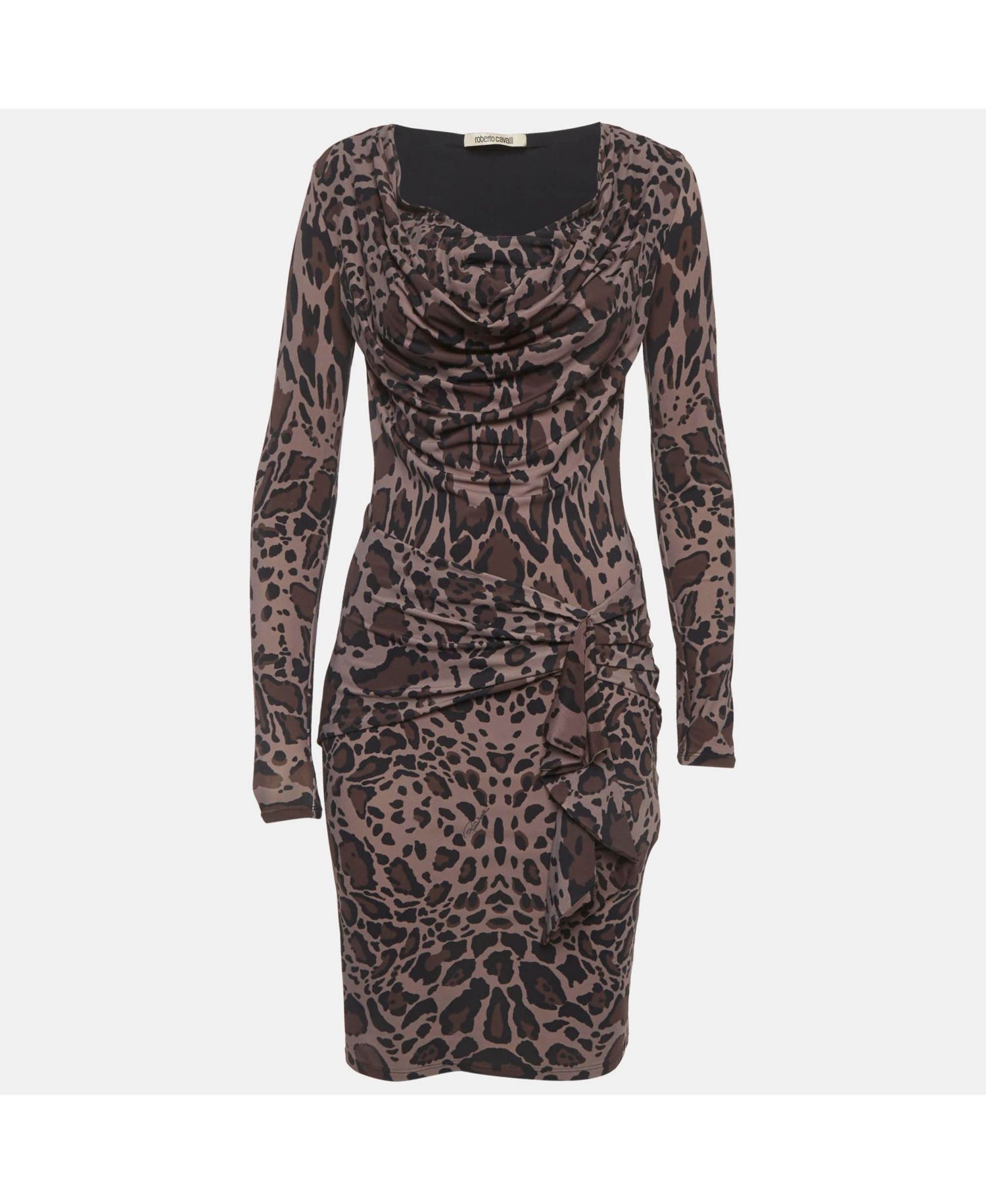 Women's Animal Printed Jersey Mini Dress