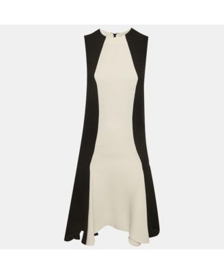 Women's Crepe Paneled Midi Dress