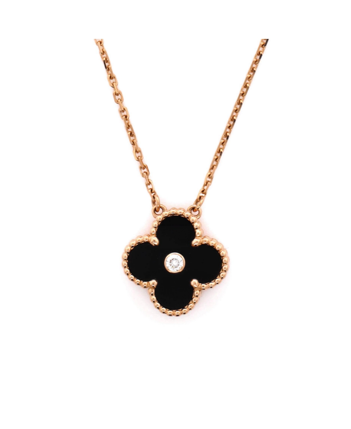 Pre-Owned Van Cleef & Arpels Vintage Alhambra Pendant Necklace